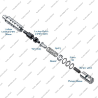Клапан регулировки блокировки гидротрансформатора (ремонтный)