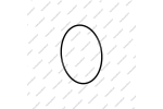 Резиновое кольцо гидротрансформатора (OD 52mm)