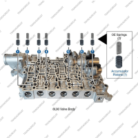 Комплект поршней аккумуляторов (7шт., ремонтные)