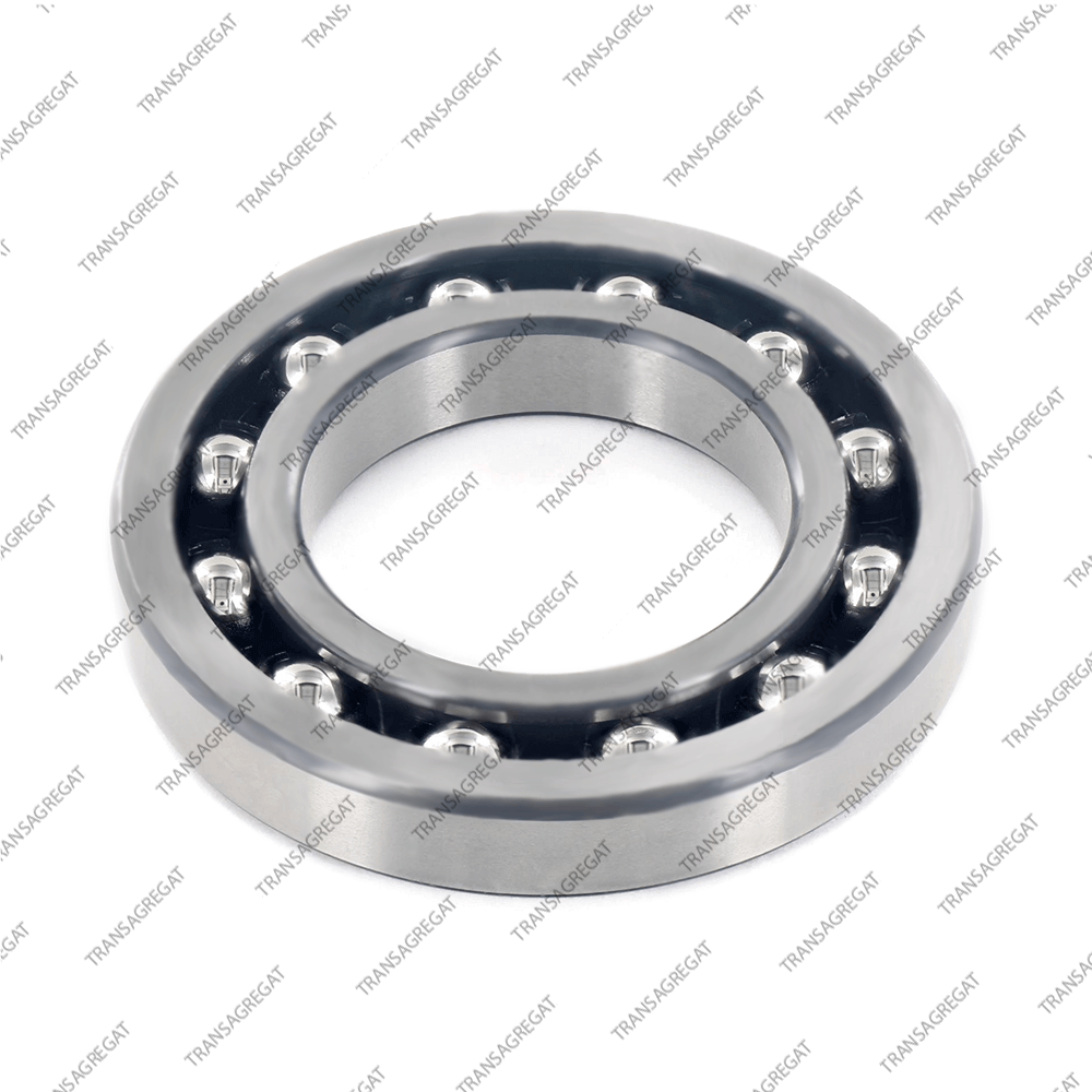 Подшипник ведущего шкива передний (тип 2, 49x87x14.0, шариковый, пластиковый сепаратор)