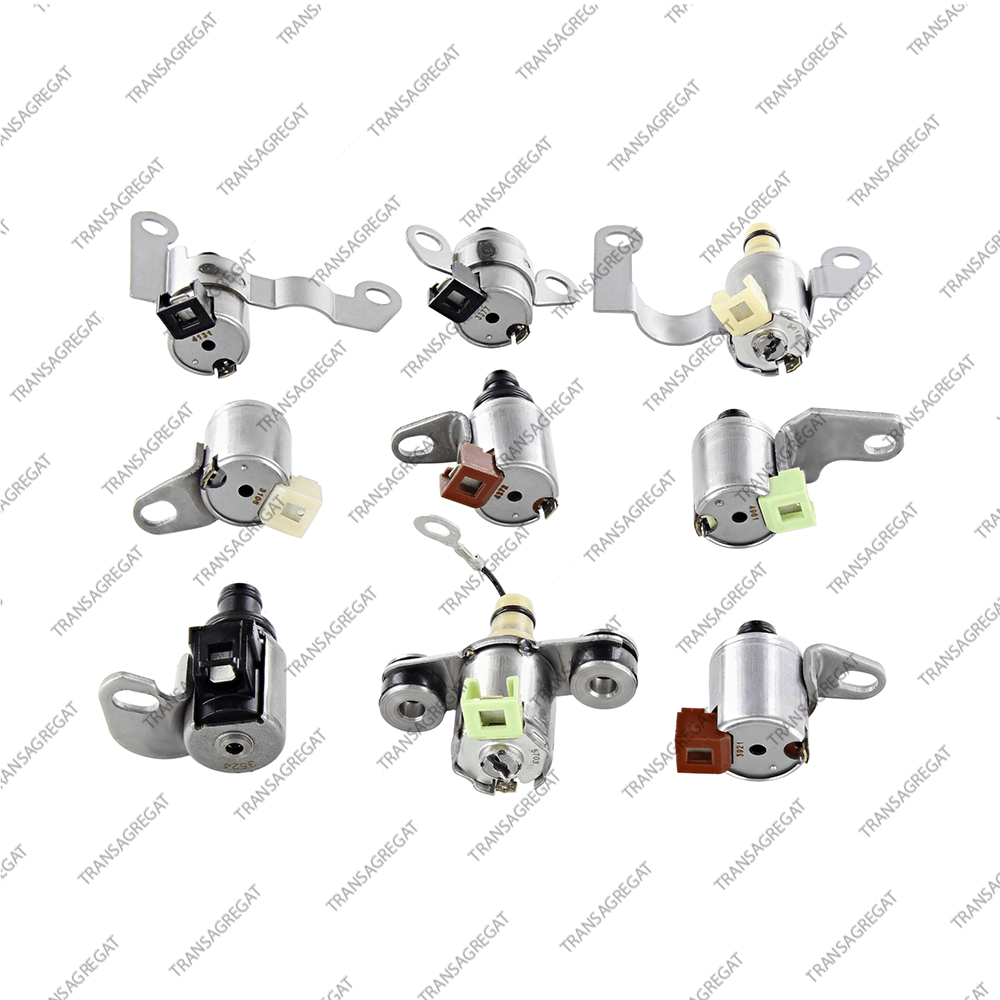 Комплект соленоидов (тип 1, 9шт., кроме Mazda и Ford Mondeo, без кабеля)