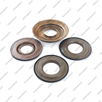 Комплект поршней (4шт., обрезиненные, контрпоршень C1 без вырезов внутри)*